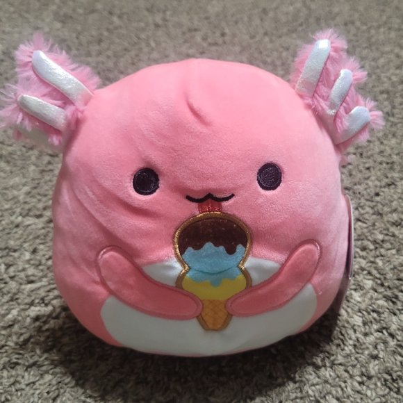 Squishmallows Toys Archie Squishmallow Axolotl Ice Cream Snack
